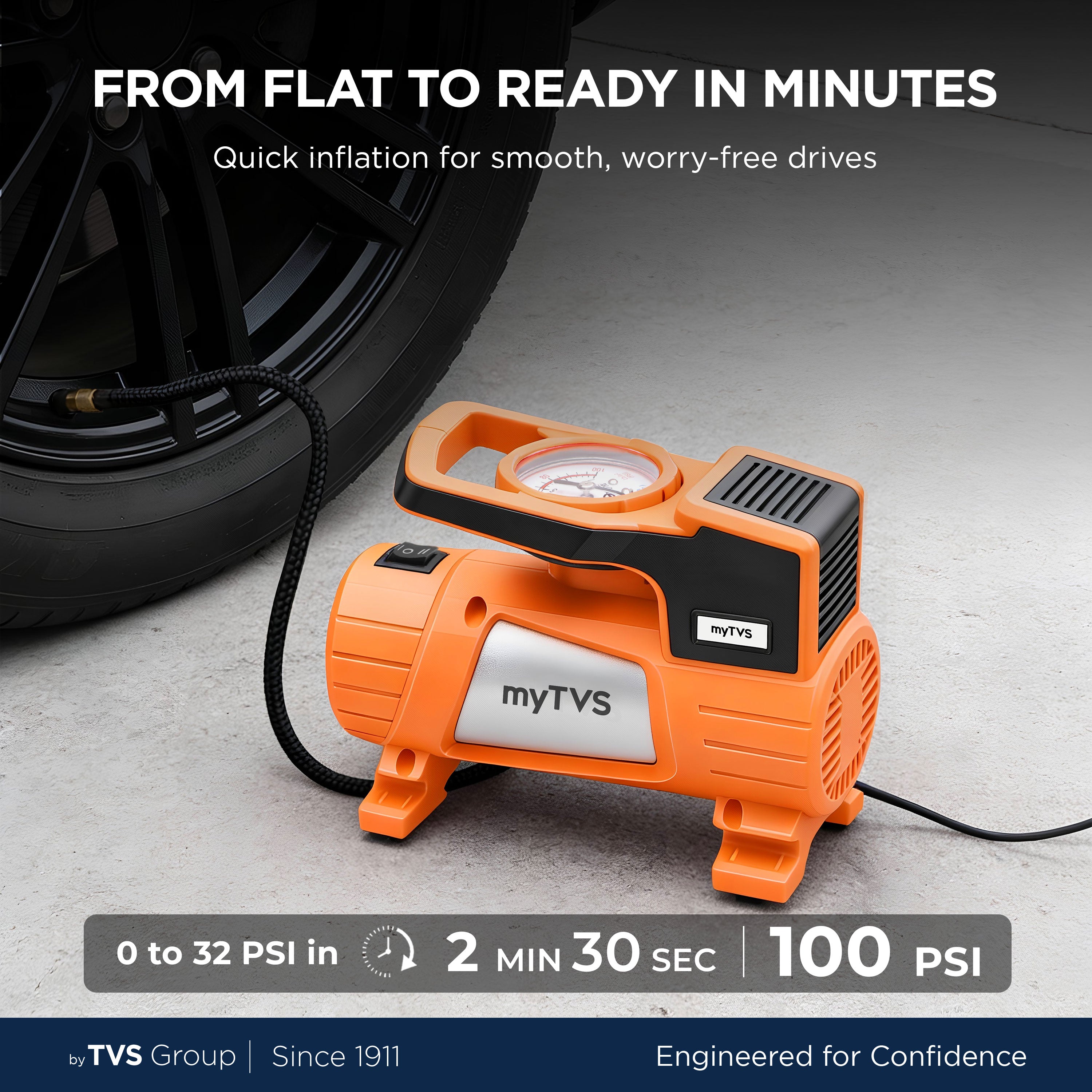 air-Jet Heavy-Duty Tyre Inflator – TI-7 | myTVS - Image 2