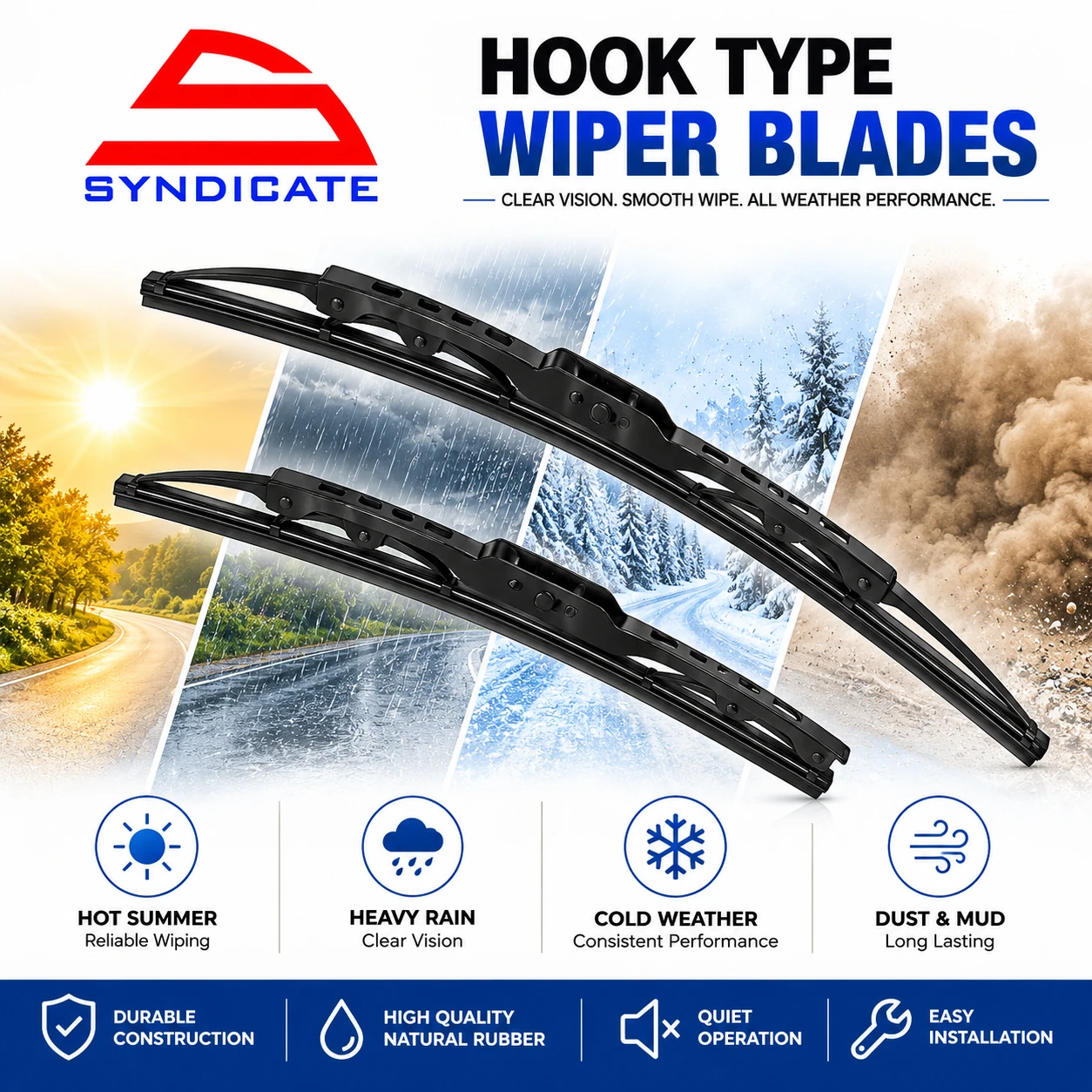 Wiper Blades – Renault Kwid 2015-present – Set of 2 | Syndicate - Image 2