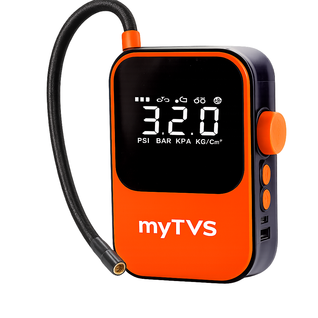 air-Go Wireless + Power Bank Tyre Inflator – WT-1 | myTVS